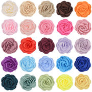 フラワーモチーフ 花 コサージュ 手芸 クラフト ネックレス 布 結婚式 アクセサリーパーツ ヘアゴム 髪留め