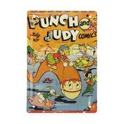 アメコミ メタルポストカード PUNCH JUDY　レター/手紙/ハガキ/贈り物