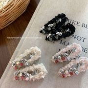 ヘアピン　ヘアアクセサリー　レディース　韓国ファッション　サクランボ
