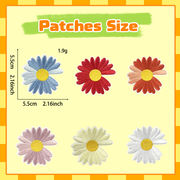 布パッチ刺繍ホットスポットクロスボーダーtemuアイロンホットメルトシュニール刺繍パッチサークルデイ