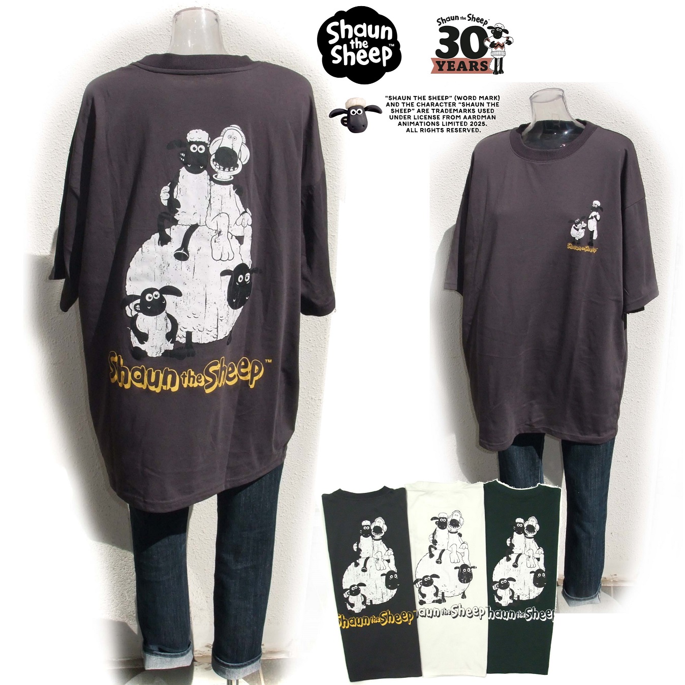 半袖BIGTシャツ　【ひつじのショーン】