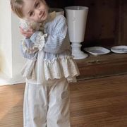 子供服 キッズ カーディガン シャツ ブラウス パンツ ボトムス ズボン 女の子