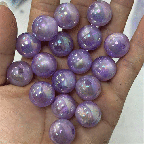 夜光 アクリル 穴ありデコパーツDIY ビーズ デコ素材 手芸材料 チェーンパーツ アクセサリーパーツ