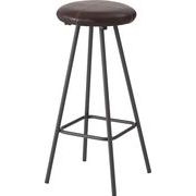 ハイスツール/　椅子 イス いす おしゃれ コーデュロイ 軽量 軽い 丸型 円形 丸スツール カウンター