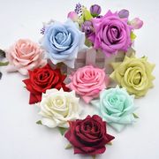 高級感 あふれる 造花 バラの 完成品ヘッド DIYヘアアクセサリー 簪用デコレーションパーツ