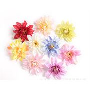 高級感 あふれる 造花 バラの 完成品ヘッド DIYヘアアクセサリー 簪用デコレーションパーツ