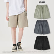 メンズ 230g 5分丈ショートパンツ 男女兼用 ストリート系 半ズボン ボトムス 春夏 2025新作★全3色