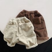 【2025秋新作】韓国風子供服 ストレートシルエット コーデュロイ 可愛い INS風