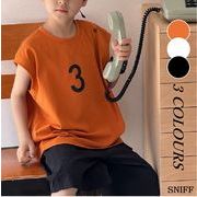2025 男の子用 夏新作 おしゃれ ベビー用 丸首 ノースリーブ 前後プリント 子ども用 ベスト
