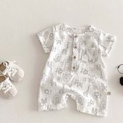 「2025」子供服★ロンパース★連体服★半袖★韓国風子供服★66cm～90cm