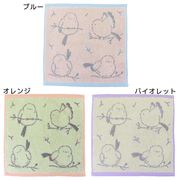 【ハンドタオル】ナチューラファブリカ タオルチーフ エナガ アニマル