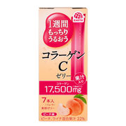 1週間もっちりうるおう コラーゲンCゼリー ピーチ味 7本入