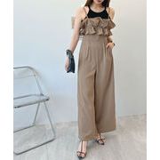 今季マストバイ INS 新作　 ファッション 気質 体型カバー 　ハイウエスト   オールインワン/サロペット