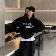 TSHEKフード付き プルオーバー パーカー アメリカン×香港スタイル 新作 ゆったり トレンド アウター