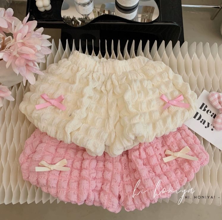 2025夏新作 韓国風子供服   カジュアル   ショートズボン ランタンパンツ  90-130cm 4色