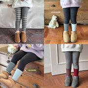 2024秋冬新品A★子供服　タイツ　裏起毛&裏起毛無し★90cm～160cm 6色
