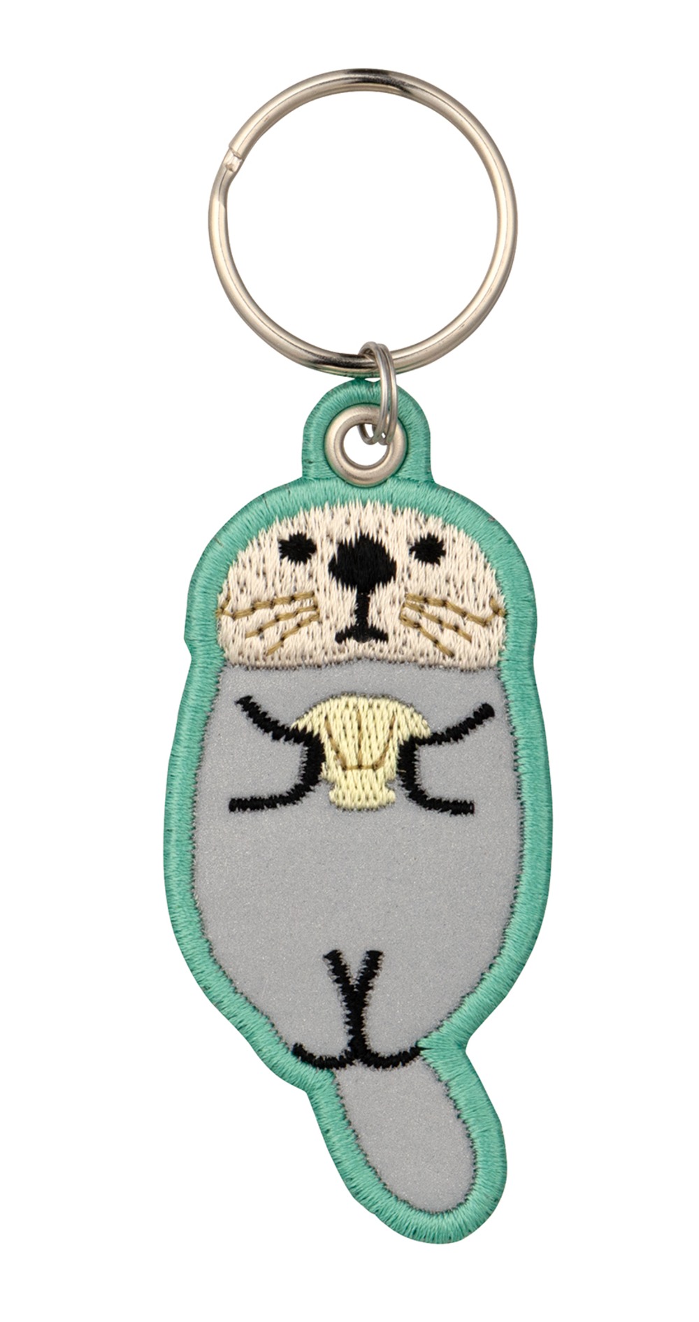 海のリフレクター刺繍キーリング ラッコ RF-26261 | 卸売・ 問屋