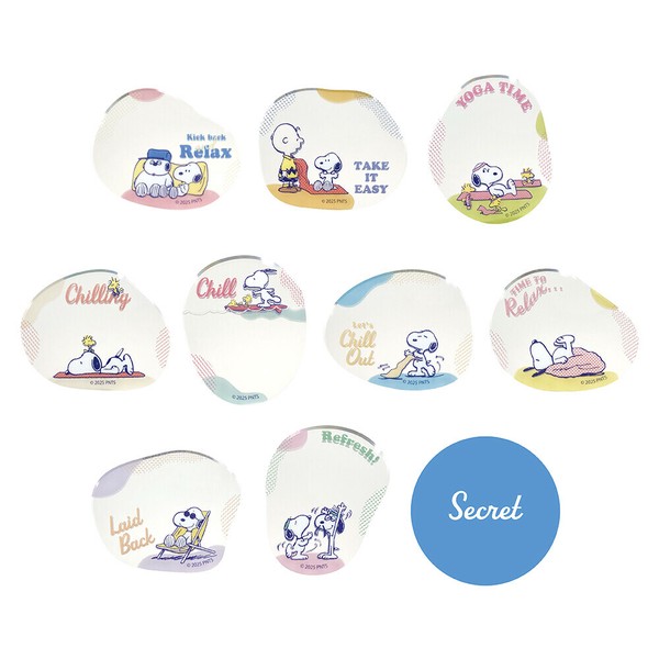 4月入荷予定】 スヌーピーシークレットアクリルミラーシール