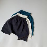 韓国子供服 ベビー服 キッズ 男女兼用 ショートズボン  3色  80cm-130cm