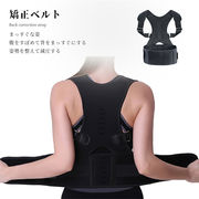 SIZE改善 品質向上 姿勢改善 猫背対策 矯正ベルト 男女兼用サイズ 着衣OK目立たない 背サポート 座り仕事用