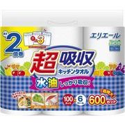 エリエール超吸収キッチンタオル６Ｒ（１００カット）