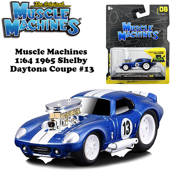 Muscle Machines 1:64 Shelby Daytona Coupe #13 【マッスルマシン】ミニカー