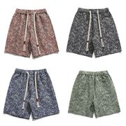 メンズ ビンテージ風 ハーフパンツ ストリート系 半ズボン ボトムス ショーツ 短パン 男性用