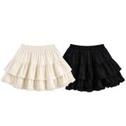 2025 夏新作 女の子 ケーキ スカート 安全パンツ  プリーツスカート  バレエ  子供服 100~170cm 3色