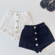 T&Q☆デニムスカート 夏用 ハイウエスト アシンメトリスカートパンツ ホットパンツ スカート