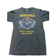 ビンテージ風タイプTシャツ ROCK TEE RAMONES Vintage Type