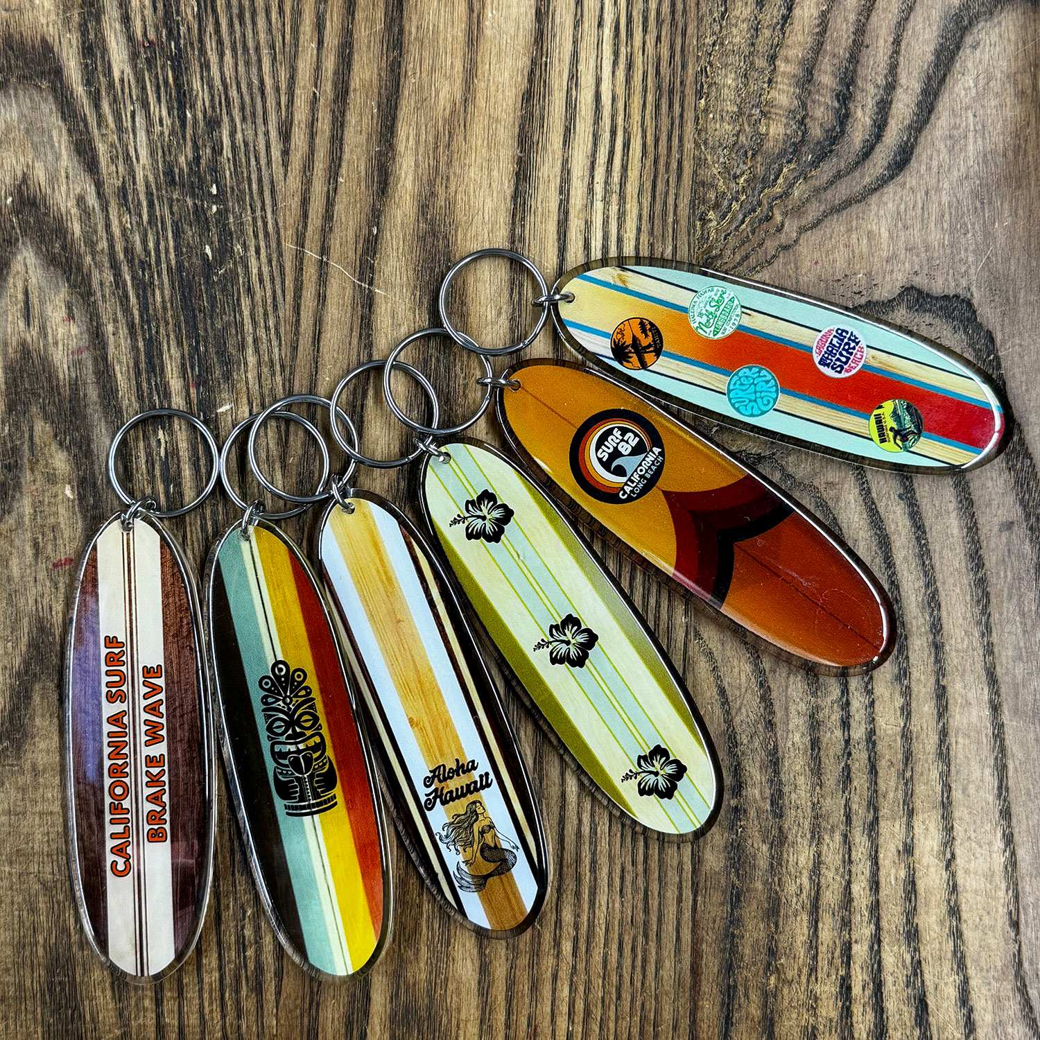 キーホルダー・アクリルキーホルダー sf11 サーフボード アクリル キーホルダー キーチェーン サーフィン