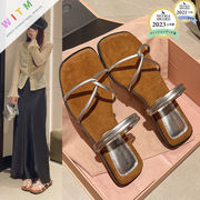 2025夏新作 サンダル レディースシューズ スリッパ ビーチサンダル 滑り止め 歩きやすい 美脚