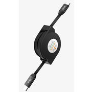 【5セット】 デイトリッパー PD対応 巻取り式 USB Type-Cケーブル 0.9m
