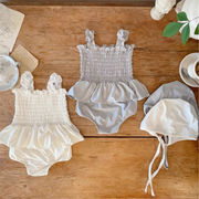 2025夏新作　女の子　セパレートタイプ　水着　3点セット　スイミング　帽子付き　可愛い　 ビーチ　温泉