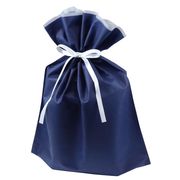 不織布ラッピング袋 紺 46239