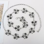 ベルト チェーン メタル 花柄 ファッションベルト ファッション小物