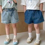 韓国風キッズデニムショートパンツ 2025夏新作