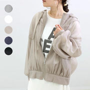 SL☆薄手フード付きUVカットパーカー 夏 紫外線対策通気アウター