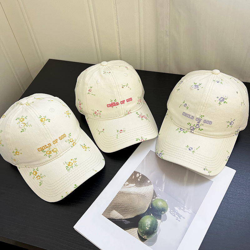 花柄キャップ 帽子 レディース 韓国ファッション 春夏 | 卸売