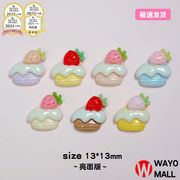 レトロ駄菓子 40mm四角缶バッジ いちごフーセンガム マルカワ