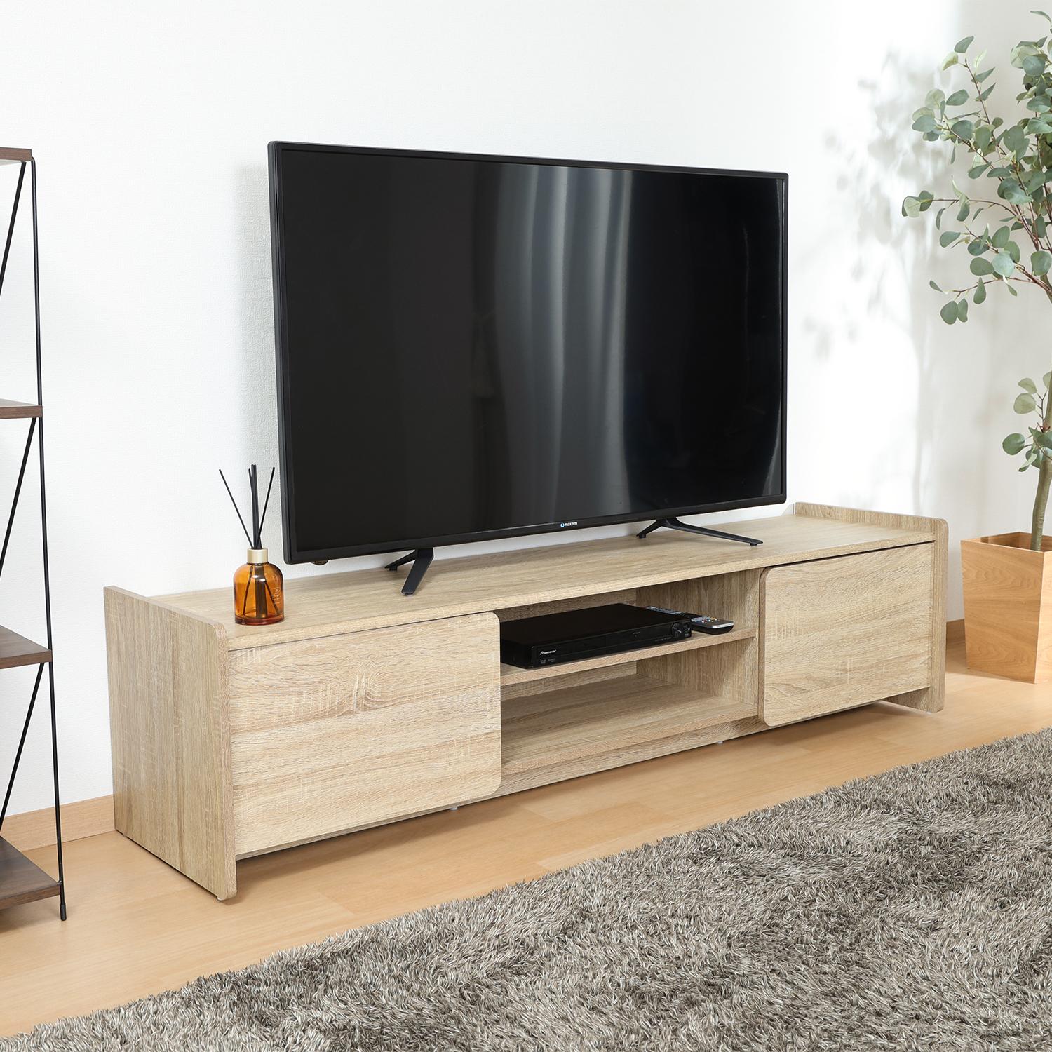 ホワイト テレビボード 幅160テレビボード「フェント」ホワイトオーク | 家具,テレビ