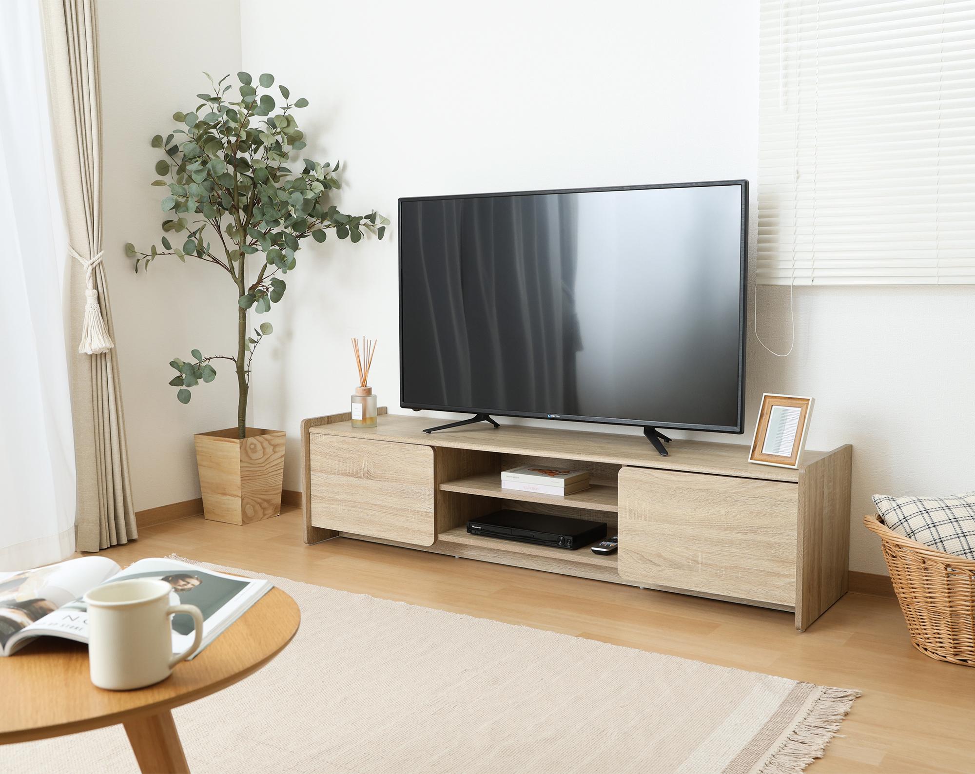 【うなぎ犬24】テレビボード送料 ヘーゼル TVボード 160幅 ホワイトオーク | 卸売・ 問屋・仕入れ