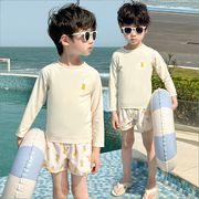 2025新作 夏服 韓国風子供服 水着 ★男の子★砂浜★キッズ★温泉用 ベビー用品  90~130CM