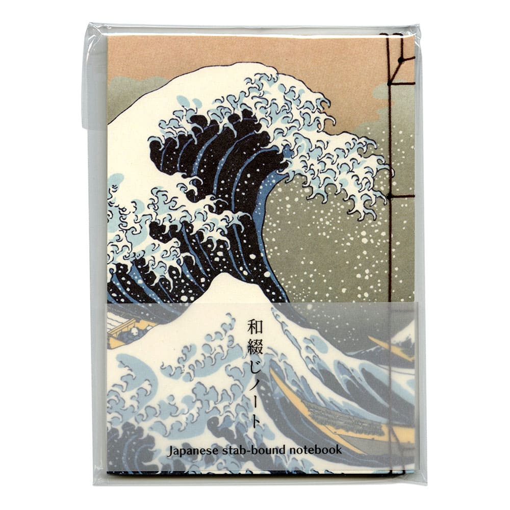 和綴ノート B6 葛飾北斎 富嶽三十六景 神奈川沖浪裏 | 卸売