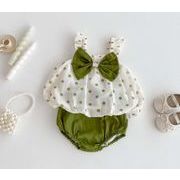 【2点セット】2025春夏新作 子供服  ベビー服  アパレル  キャミソール +ショットパンツ   女の子