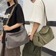 男女兼用バッグ・大容量バッグ・肩掛け ・ショルダーバッグ・キャンバスバッグ・ 4色