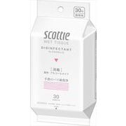 スコツテイ　ウエツトテイシユー　消毒　３０枚 【 日本製紙クレシア 】 【 ウェットティッシュ 】