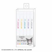 ■CRUX(クラックス)■　サンリオキャラクターズ　マイルドマーカーペンセット　クロミ/5色セット