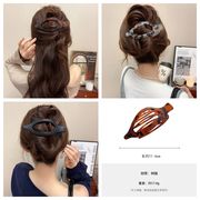 激安大人気韓国風【ヘアセット必須】アヒル口クリップ   7色