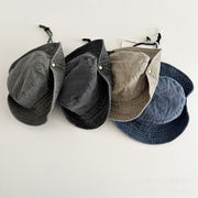 子供帽子　キッズバケットハット　大人サイズあり　デニムサファイアハット　韓国キッズハット